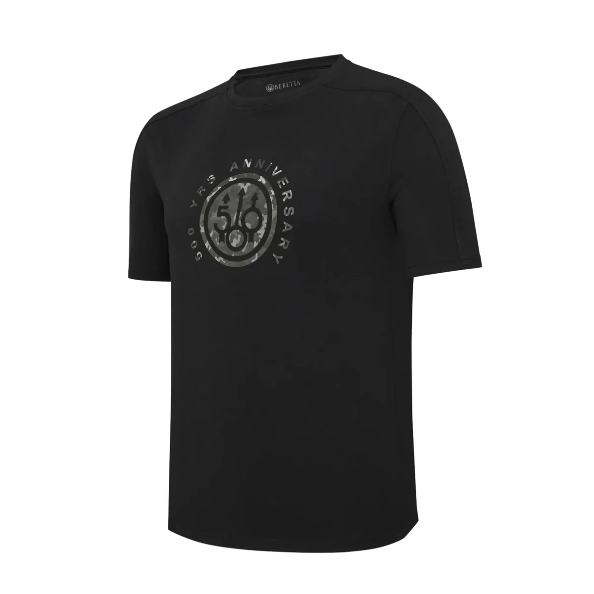 TS982-T2156-0999 Футболка чоловіча 500 years Anniversary "Beretta" р.M (black)