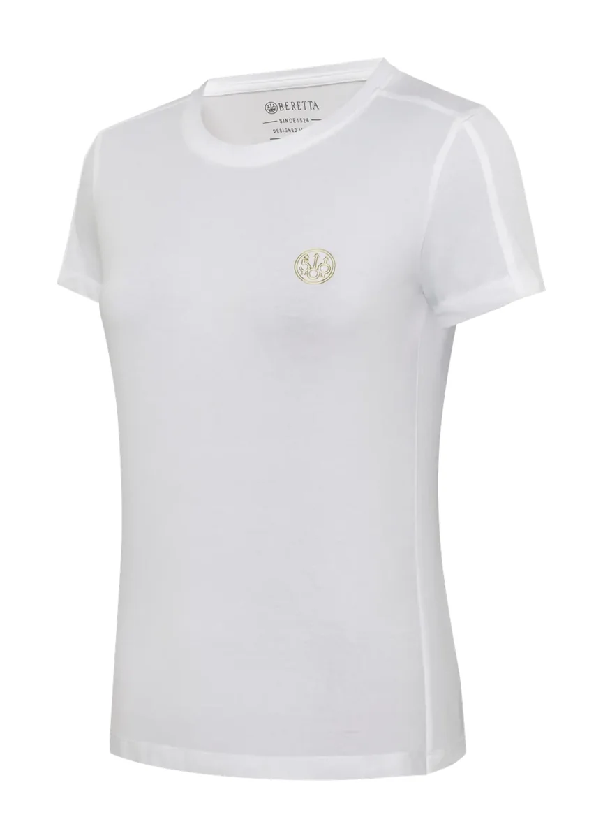TS932-T2156-015B Футболка жіноча Gold Logo "Beretta" p.M (white)