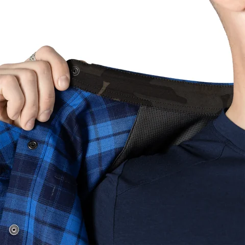 9631 Сорочка "Буревій" Blue/Black (375-7) L(р)