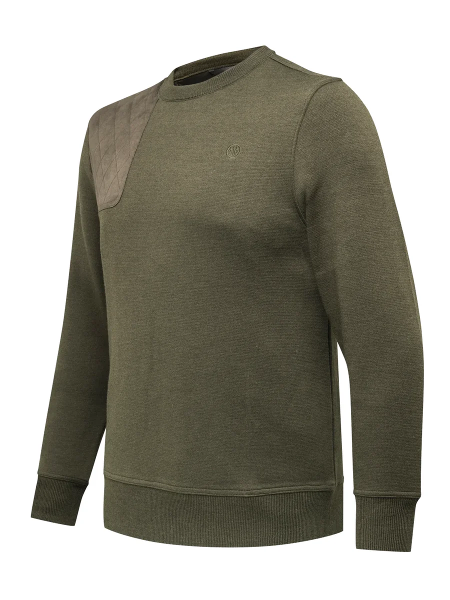 PU771-T2624-07Z9 Светр Highland Heritage Crew Neck "Beretta" p.3XL (british green)