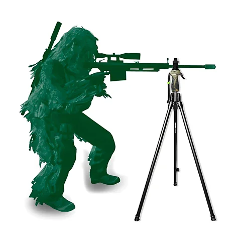 Трипод для стрільби FIERY DEER DX-004-01 (GEN4) (90-165см) photo 4