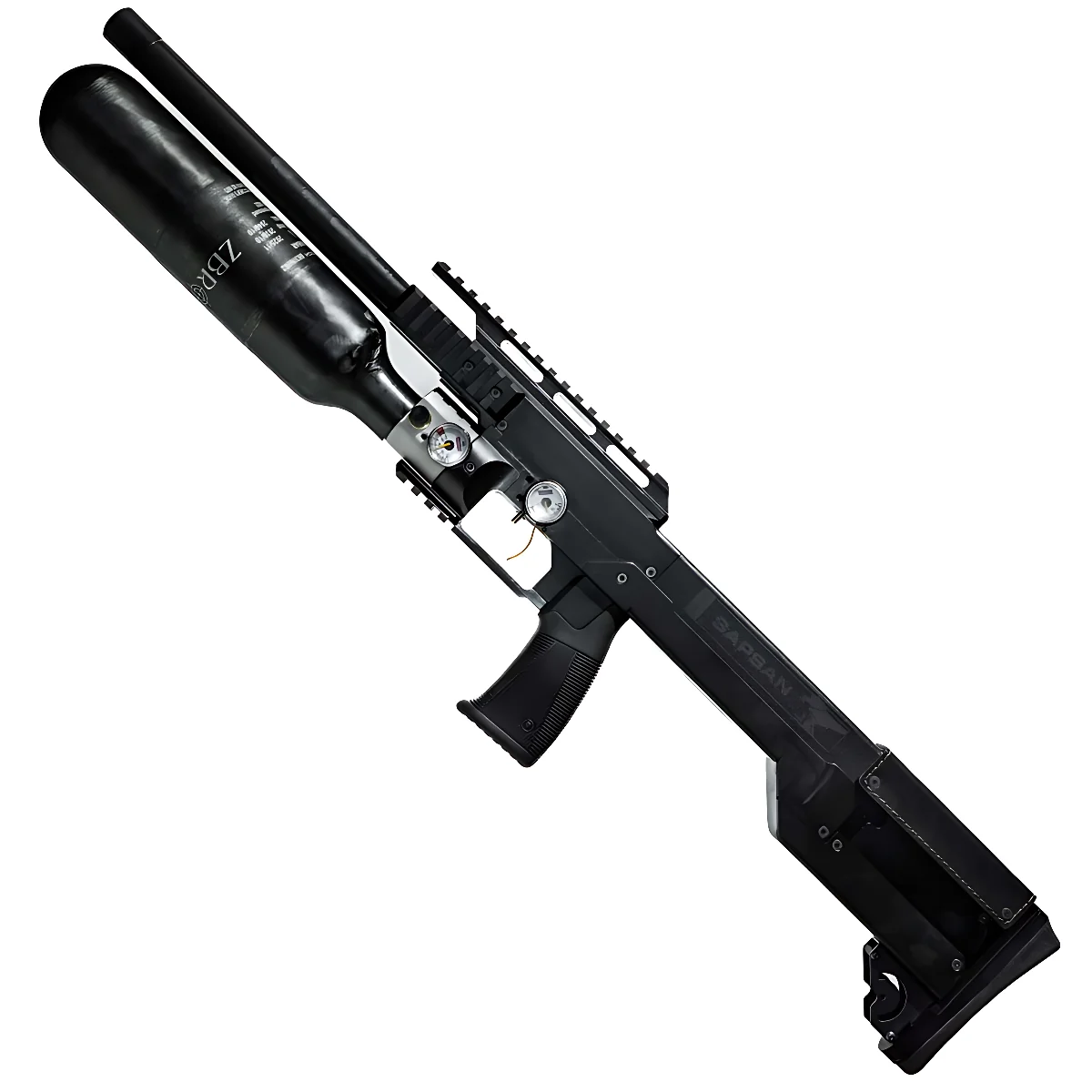 ZBROIA Гвинтівка PCP SAPSAN TACT-MC 450/480 4.5мм (чорн/чорн)